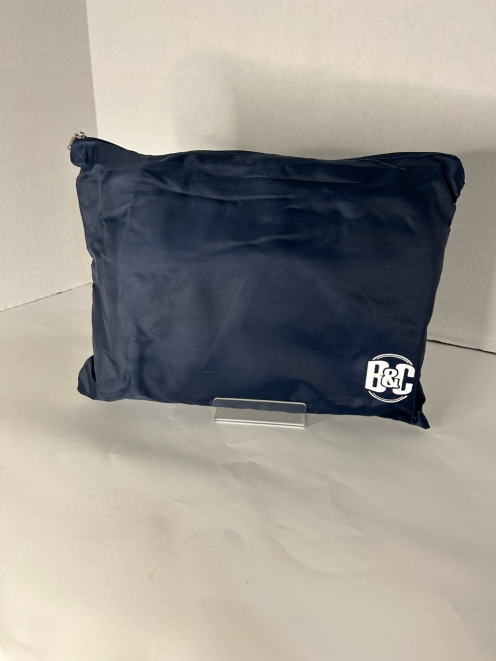 Bang & Carsen Beach Bag Womens Extra Large Navy Blue Striped Multi Pocket Tote